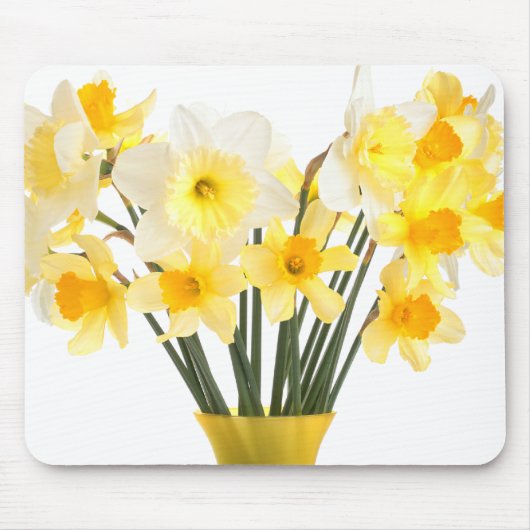 Tapis De Souris Daffodiques dans un Vase Mousepad (Devant)