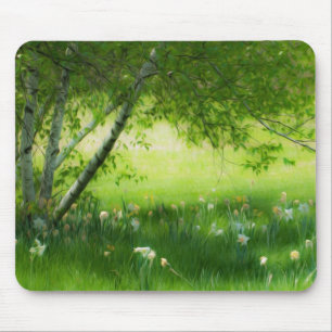 Tapis De Souris Daffodiques de printemps