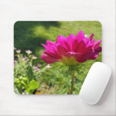 Tapis De Souris Dahila rose (Avec souris)