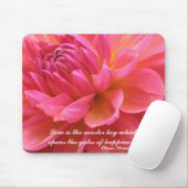 Tapis De Souris Dahlia de floraison Mousepad (Avec souris)