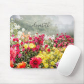 Tapis De Souris Dahlia Field Mousepad (Avec souris)
