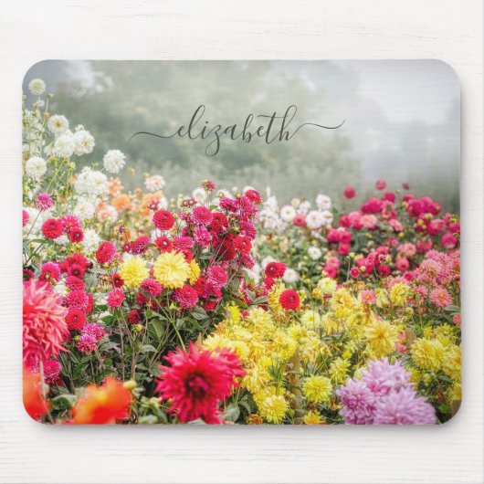 Tapis De Souris Dahlia Field Mousepad (Devant)