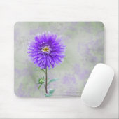 Tapis De Souris Dahlia violet (Avec souris)