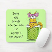Tapis De Souris Dainty Garbage Kitty (Avec souris)