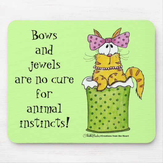 Tapis De Souris Dainty Garbage Kitty (Devant)