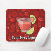 Tapis De Souris Daiquiri à la fraise (Avec souris)