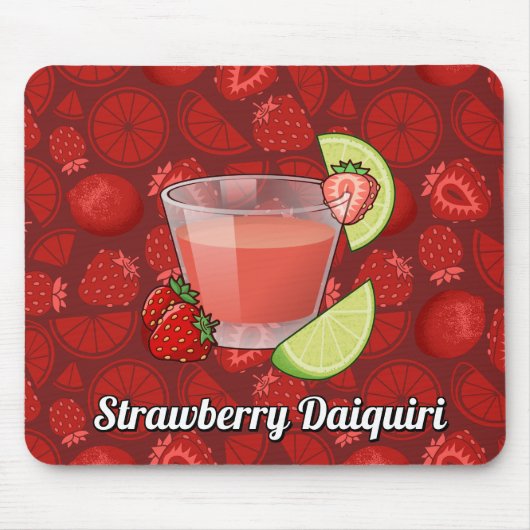 Tapis De Souris Daiquiri aux fraises (Devant)