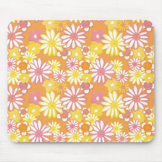 Tapis De Souris Daisies d'été Mousepad (Devant)