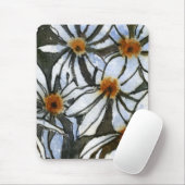 Tapis De Souris "Daisy #2" Mousepad floral (Avec souris)