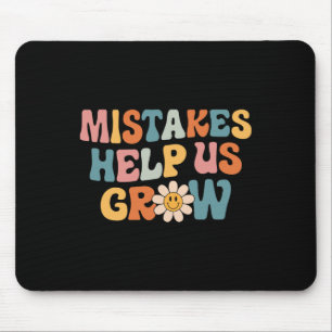 Tapis De Souris Daisy Croissance Positive Mindset Retro Enseignant