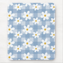 Daisy Days Mousepad - En vichy Bleu