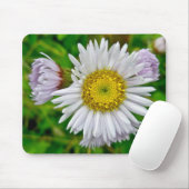 Tapis De Souris Daisy Fleabane Fleur sauvage Mousepad (Avec souris)
