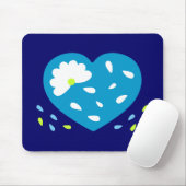 Tapis De Souris Daisy Heart (Avec souris)