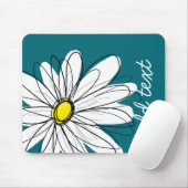 Tapis De Souris Daisy tendance avec bleu et jaune (Avec souris)
