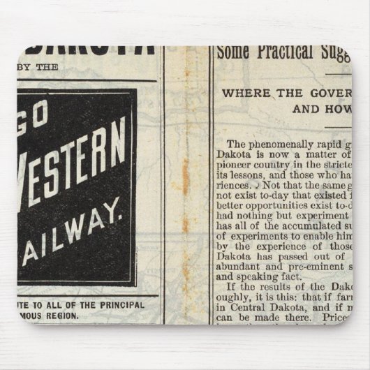 Tapis De Souris Dakota central (Devant)