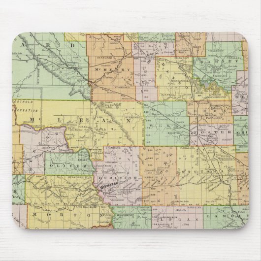 Tapis De Souris Dakota du Nord (Devant)