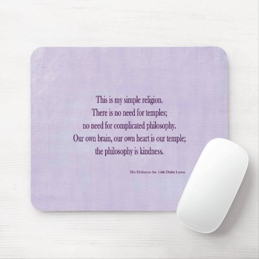 Tapis De Souris Dalai Lama Mousepad (Avec souris)