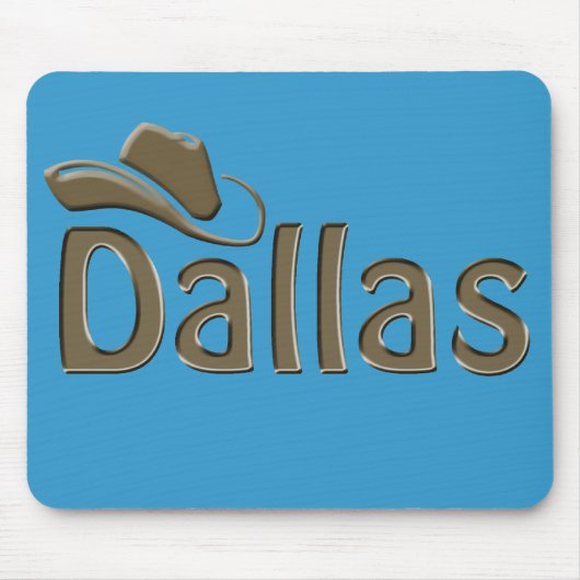 Tapis De Souris Dallas - couleur variable d'arrière - plan (Devant)
