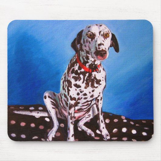 Tapis De Souris Dalmate sur le coussin tacheté 2011 (Devant)