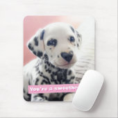 Tapis De Souris Dalmatian Heart Nose (Avec souris)