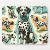 Tapis De Souris Dalmatie mignonne (Devant)
