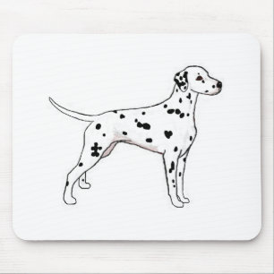 Tapis De Souris Dalmatien à pointes noires