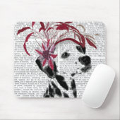Tapis De Souris Dalmatien Avec Fascinateur Rouge (Avec souris)