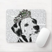 Tapis De Souris Dalmatien avec Tiara 2 (Avec souris)