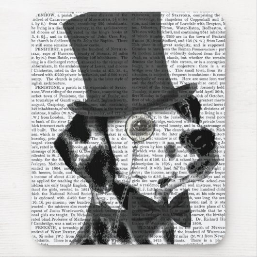 Tapis De Souris Dalmatien, Hound officiel et Casquette (Devant)