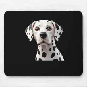Tapis De Souris Dalmatien Mignon Entendre 3d - Autocollant Monde A