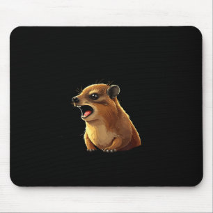 Tapis De Souris Daman Rock Awawa Ew personnes drôle Groundhog meur