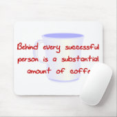 Tapis de souris d'amant de café (Avec souris)