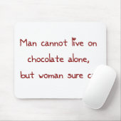 Tapis de souris d'amant de chocolat (Avec souris)