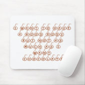 Tapis de souris d'amant de chocolat (Avec souris)