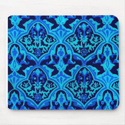 Tapis De Souris Damas bleu (Devant)