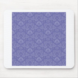 Tapis De Souris Damas en bleu