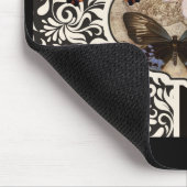 Tapis De Souris Damas et bleu (Coin)