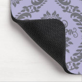 Tapis De Souris damas gris et violet (Coin)