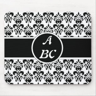Tapis De Souris Damas noir