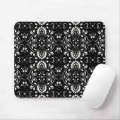 Tapis De Souris Damas - (noir et blanc) (Avec souris)