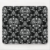 Tapis De Souris Damas noir et blanc (Devant)