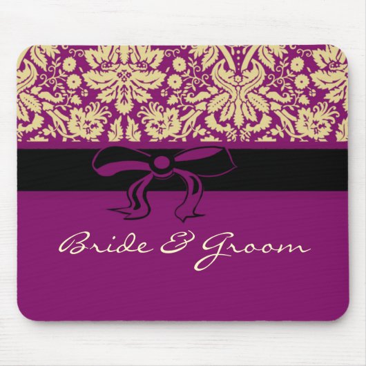 Tapis De Souris Damas violet (Devant)