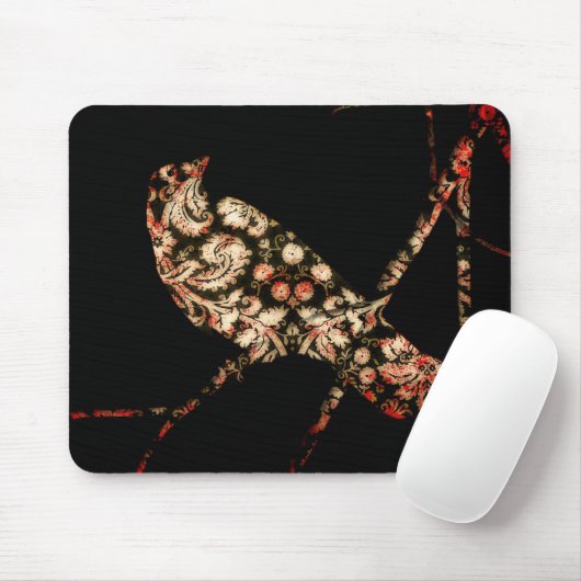 Tapis De Souris Damask Bird (Avec souris)