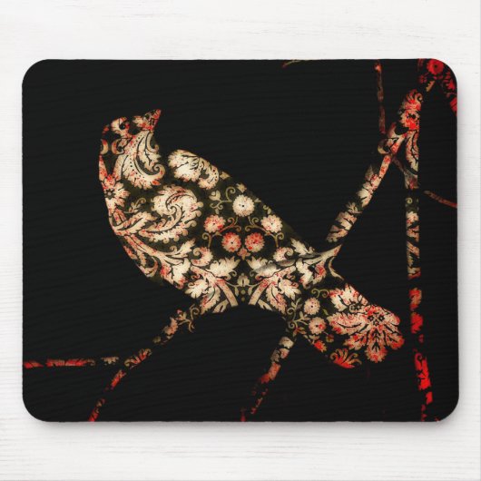 Tapis De Souris Damask Bird (Devant)