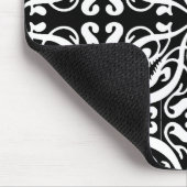 Tapis De Souris DAMASK - Black Background (Coin)