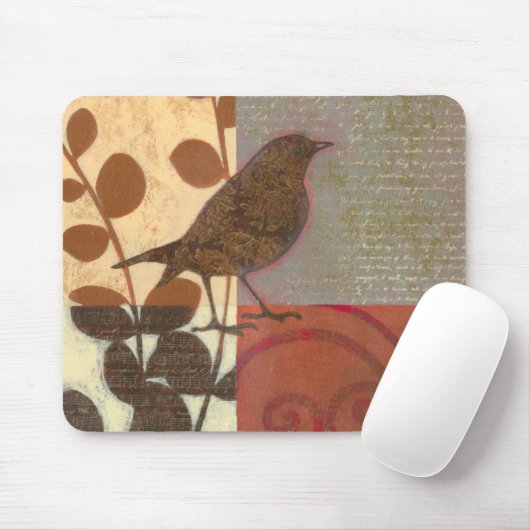 Tapis De Souris Damask Sparrow (Avec souris)