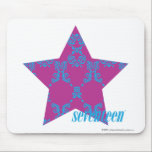 Tapis De Souris Damassé 3 Aqua-Pourpres<br><div class="desc">Damassé Aqua-Pourpre</div>