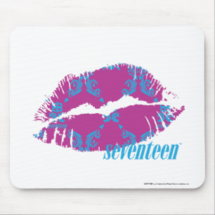 Tapis De Souris Damassé Aqua-Pourpre