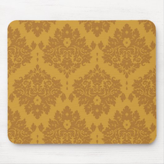 Tapis De Souris Damassé d'or de luxe (Devant)