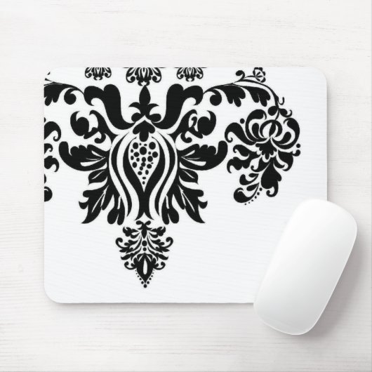 Tapis De Souris Damassé Mousepad (Avec souris)
